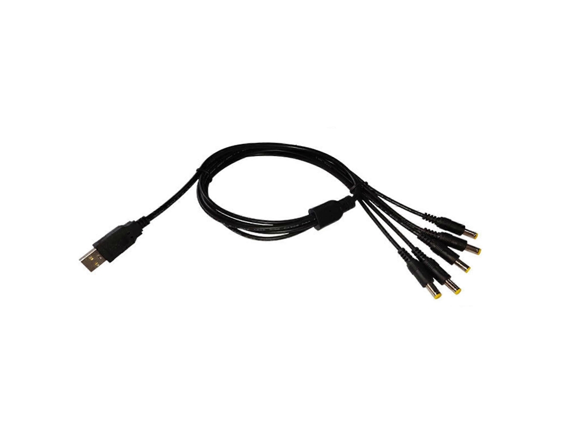 Lurelia Cabo De Extensão Usb Para Dc 5,5 X 2,5 Mm, Indicador Led, 5.5x2.5mm, 5 V, Routers E Modems