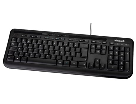Teclado MICROSOFT 600 (USB - Idioma Português - Teclado Numérico) — USB