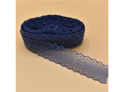 Lace De Alta Qualidade 100% De Fio Duro/nylon, 10 Jardas X 25mm, Cores Opcionais Para Casamentos, Halloween E Diy Azul Marinho