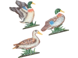 Enfeites De Pato Em Ferro Forjado, Estaca De Metal Para Decoração De Jardim E Áreas Externas. Gokoco