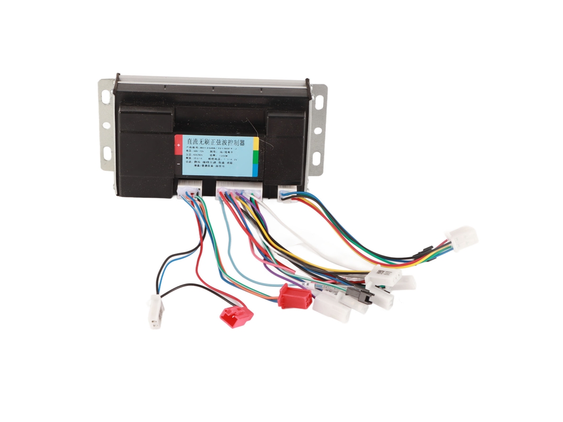 Controlador De Motor Dc Sem Escovas De Onda Senoidal 1200w 48v-72v Para Veículos Elétricos E Cadeiras De Rodas