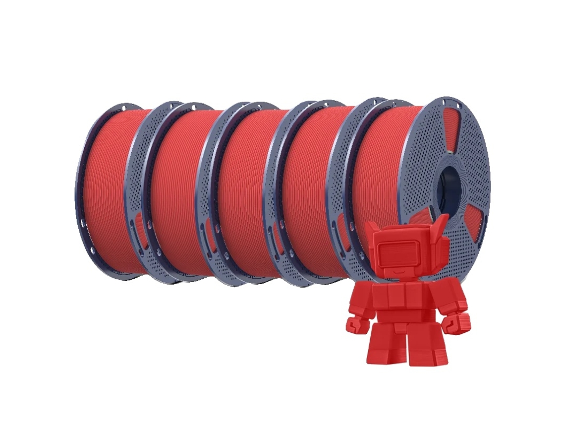 Filamento Para Impressora 3d, Alta Resistãªncia, Impressã£o Rã¡pida, Vermelho Oem