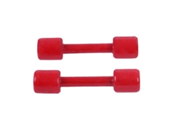 Rebe-pesas De Madeira Coloridas Para Crianças, Brinquedo De Treinamento E Exercício Físico (quadrado Vermelho)