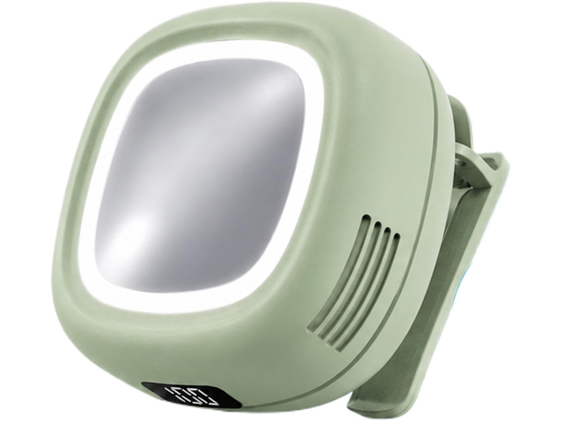 Ventilador De Mesa Cabeceira Com 2 Velocidades E Luz Noturna Portátil