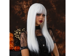 2026 peluca Realista para Mulher para Festa de Disfraces de Halloween e Cosplay