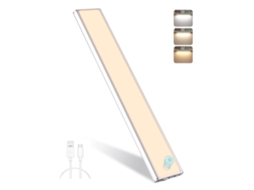 Luz De Sensor Sem Fio 88ledluminária Embutida Para Armário/vestiário Recarregável Por Usb Com Regulagem De Intensidade Zeuxo