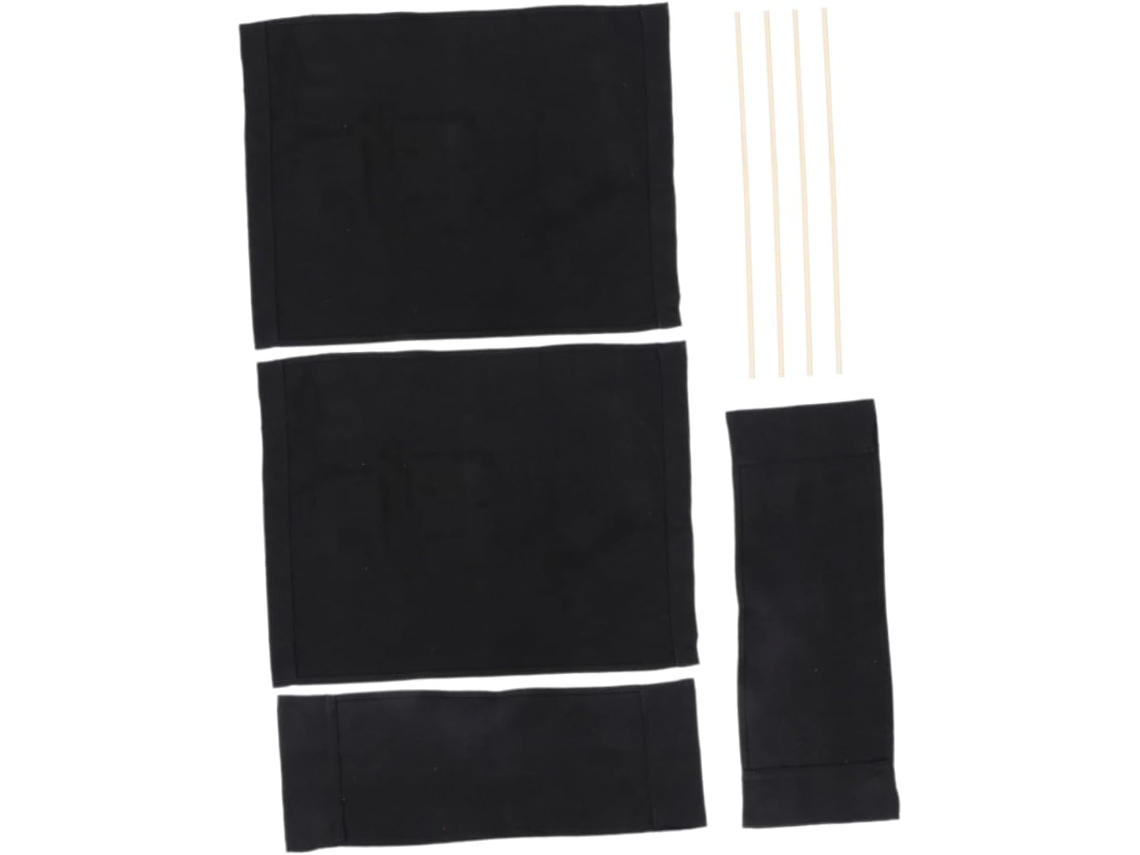 Conjunto de Capas Alipis em Tecido e Pe Dobrável, Resistente Ideal para Camping, Jardim, Rio