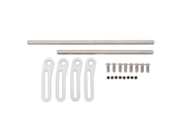 Parachoques Delantero De Metal Para Coche Rc 1/10 Escala, Parachoques Delantero De Aluminio Para Crawler Rc Accesorios Plata