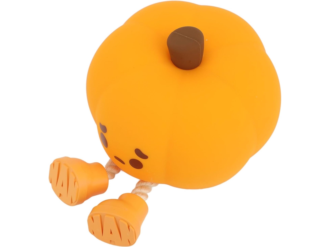 Luminária Noturna De Abóbora Silicone Macia Ao Toque, Brilho Ajustável