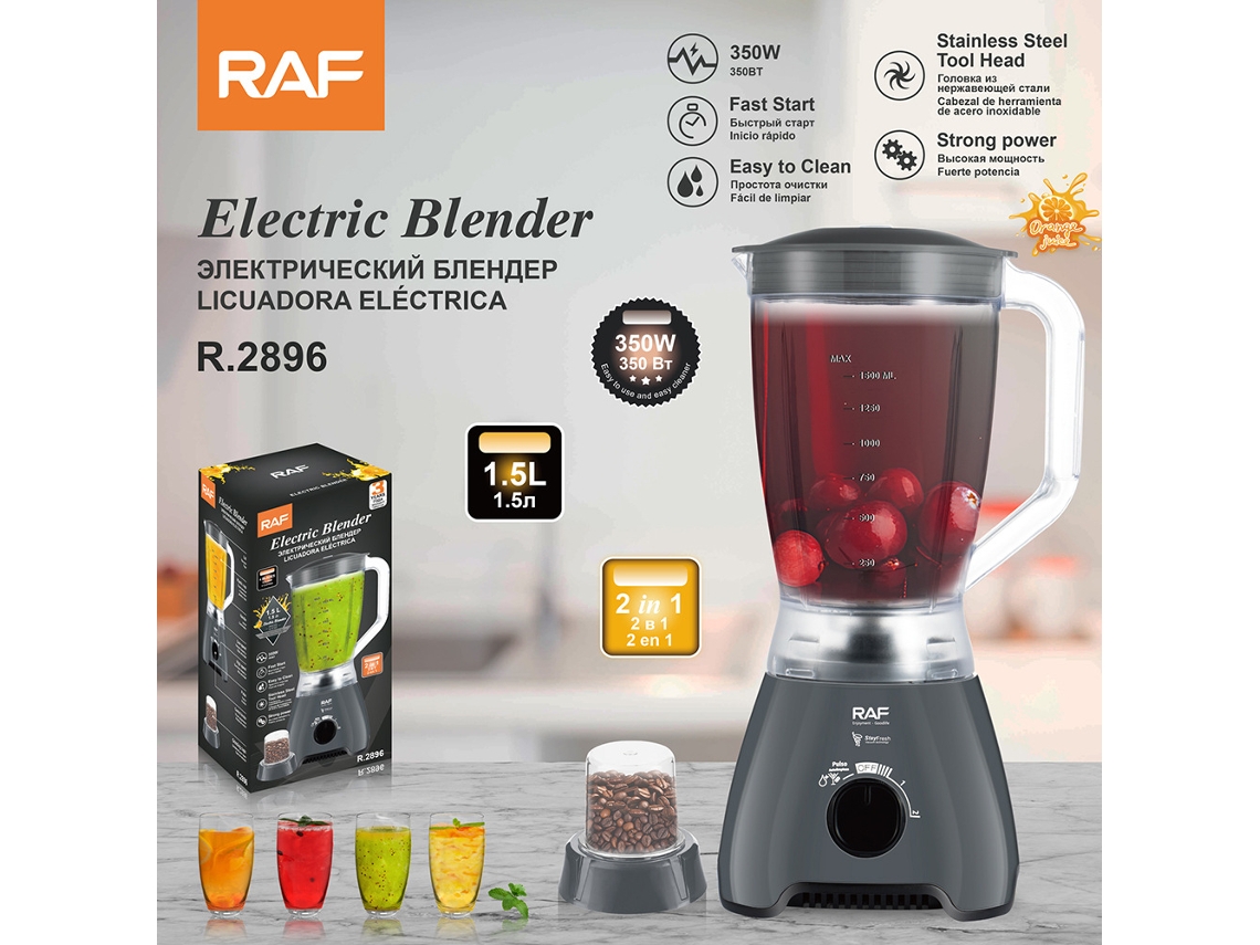 Máquina de Cozinha Euro Calibre 1, 5l Wall Breaker 2 em 1 Juicer de Frutas e Vegetais Juicer Multifuncional para Uso Doméstico MDUG