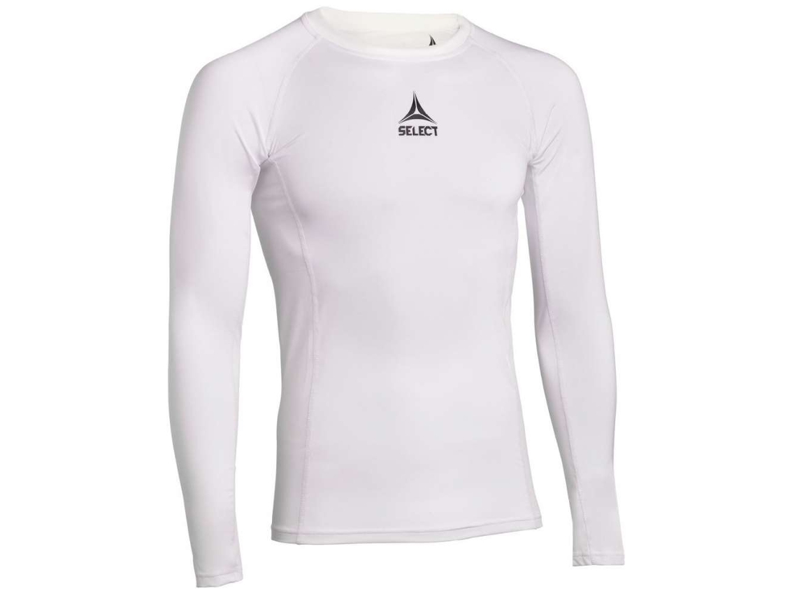 T-Shirt de Compressão para Homem SELECT Baselayer Branco (M)