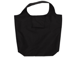Sacola de Compras Dobrável para o Dia a Dia, Preta, 64 X 53 X 10 Cm, Ideal para Transportar Itens Pesados ​​ . GOKOCO (1 Unidade)