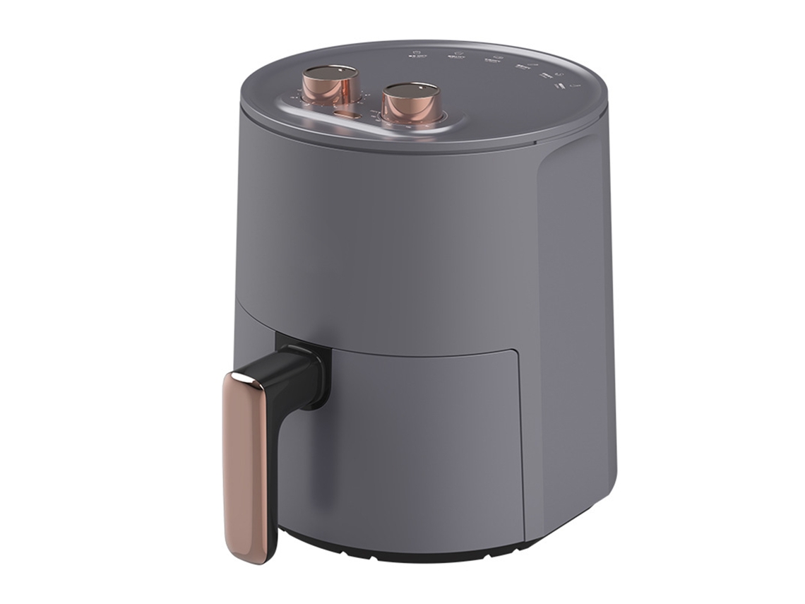 Fritadeira Elétrica Multifuncional 4.5l com Forno de Cozedura e Duplo Botão para Cozinha Inteligente LAXISCREED