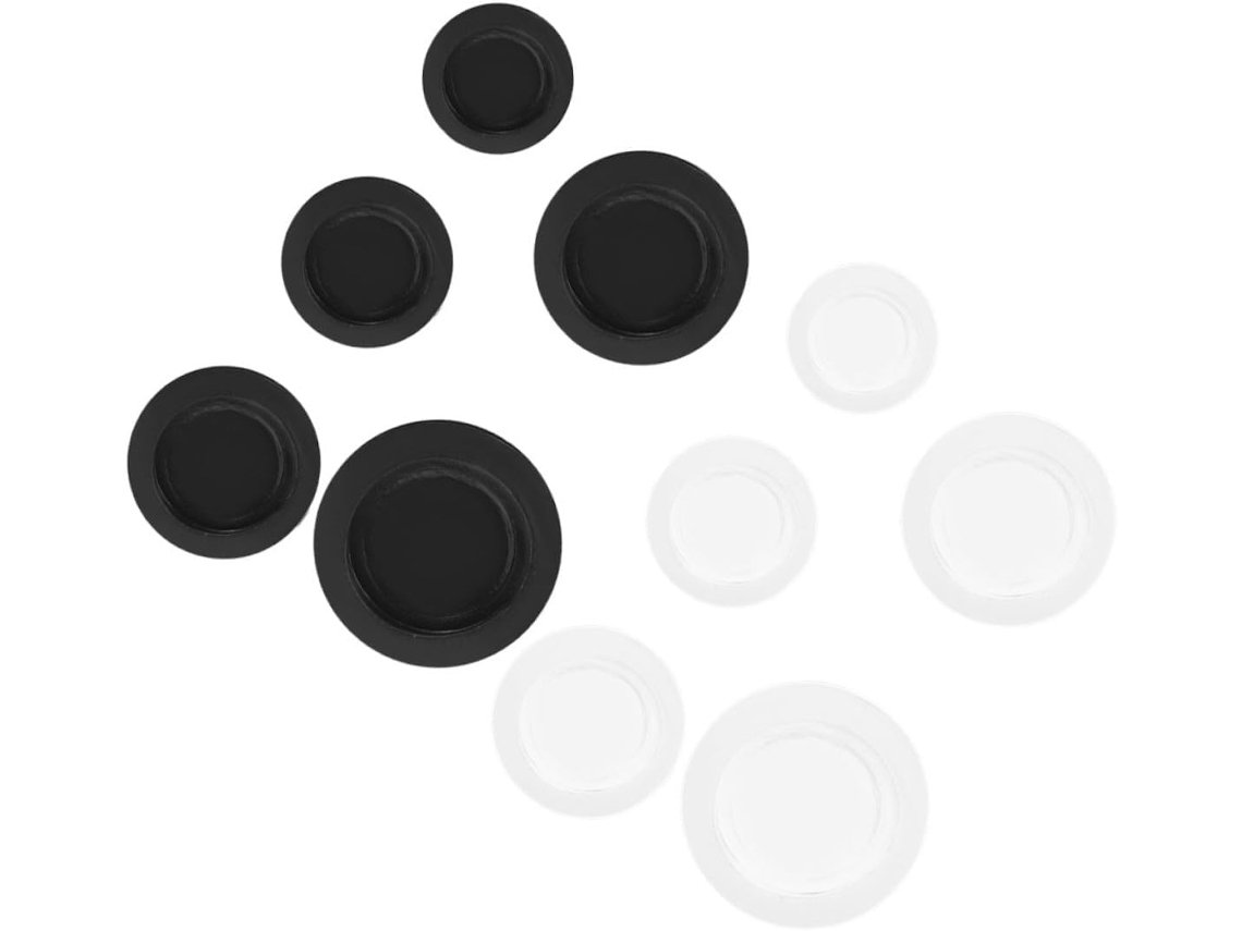 Conjunto De 10 Tampões Borracha Para Cofrinho, Substitutos Para Cofrinhos, Design Durável E Preciso, Cor Preta, Vedação