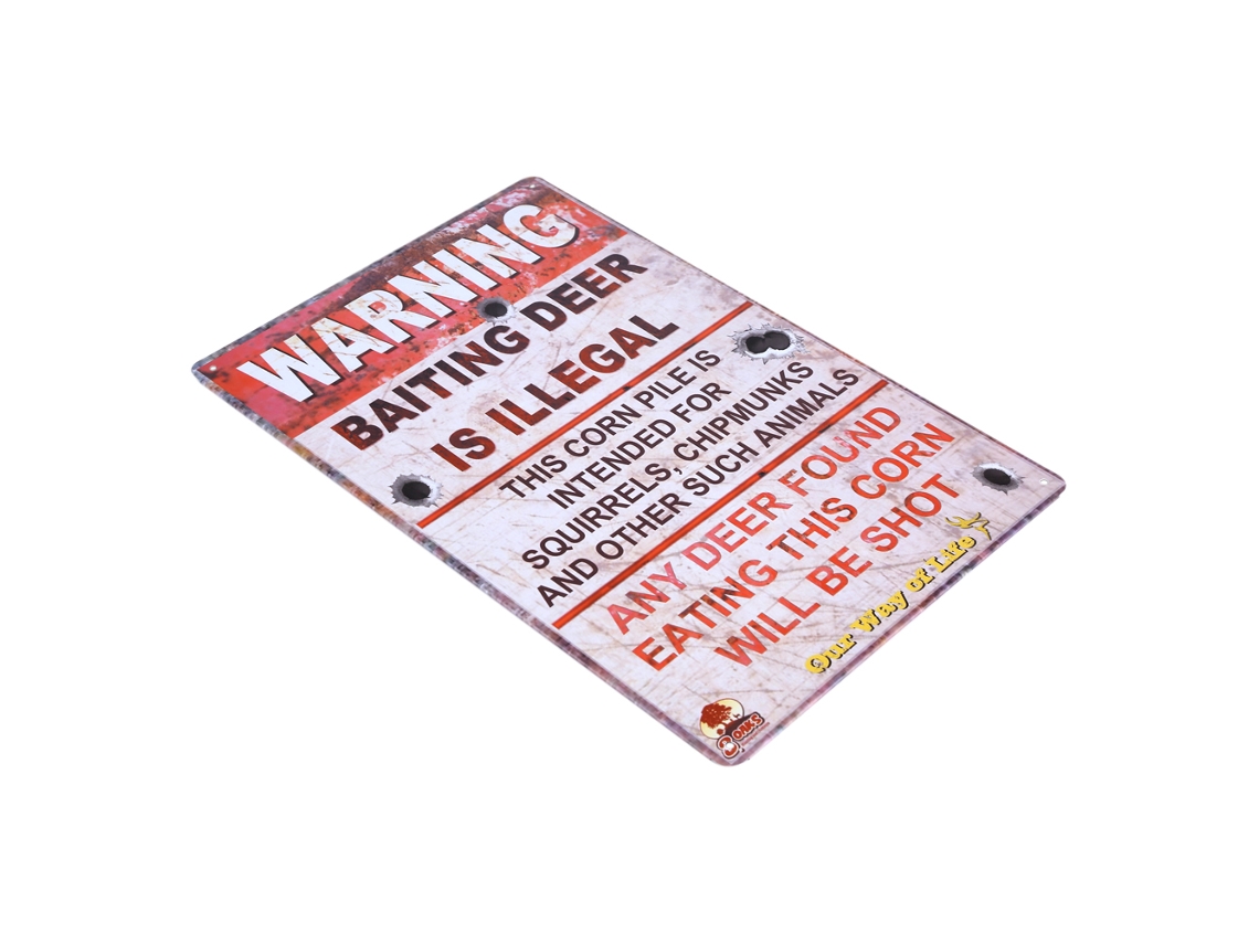 Placa Retrô De Lata (decoração Suave Para Casa) (20cm*30cm) Eoocoo
