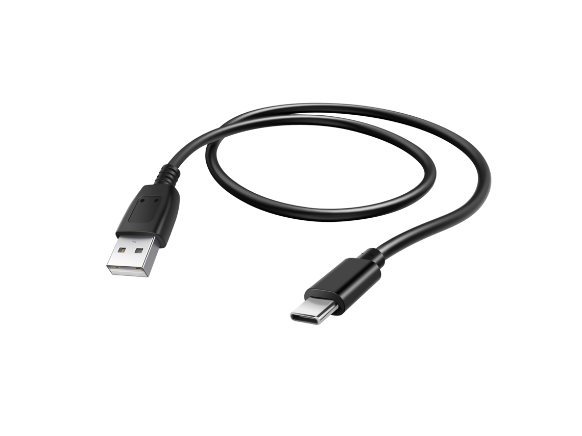 Cabo Usb Para Usb C 2a Compatível Com Android Auto E Apple Carplay Preto Avizar