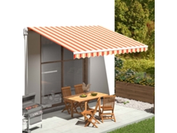 Tecido De Substituição Para Toldo 4,5x3,5 M Amarelo E Laranja Lovely Home