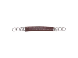 Cobertura de Couro Corrente Curb Castanho Fullmetalab