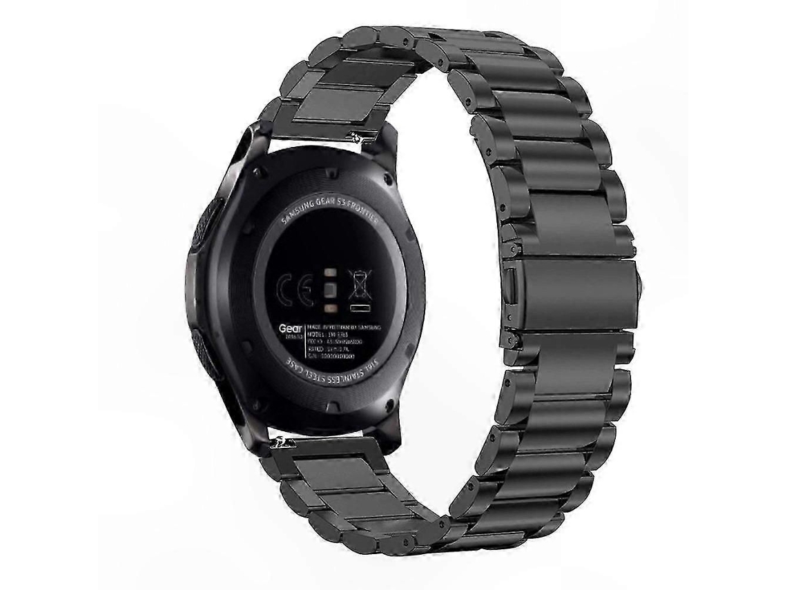 Pulseira de Liga Titânio 24 Mm Pulso com 3 Contas para Smartwatches Compatíveis. GOKOCO