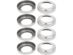 Conjunto de 8 Peças de Revestimento para Corrimão de Escada em Aço Inoxidável 304 com Diâmetro CHABERLU