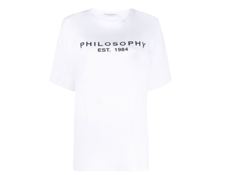 T-shirt De Mulher Filosofia Poliéster Branco (tamanho Único)