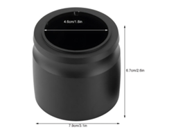 Receptor De Pó De Café Em Aço Inoxidável 304 Com Tampa De Grande Calibre 58 Mm – Laxiscreed