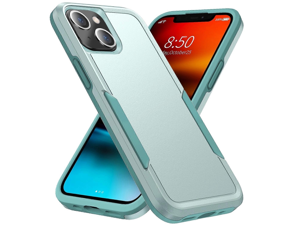 Capa De Celular Resistente À Prova De Choque Pioneer Armor Para Iphone 14 Plus, Verde
