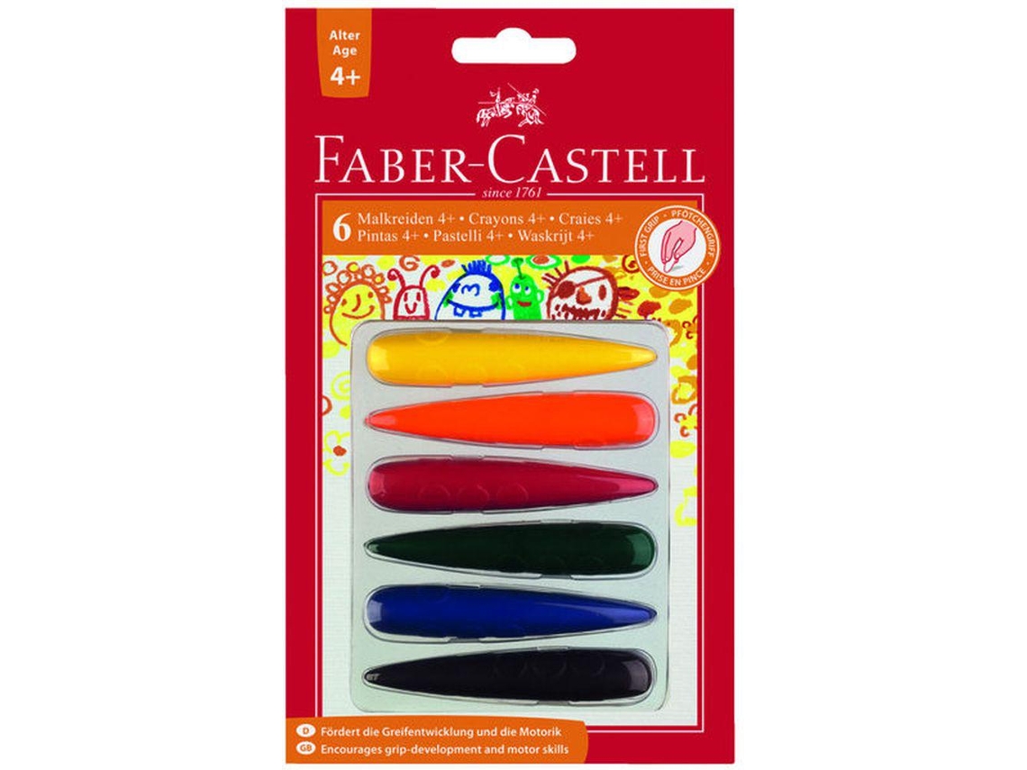 Faber-Castell Finger Crayons 6 Units 120404