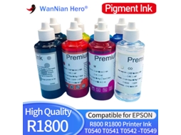 100ml Pigment-blue-tinta De Pigmento Compatível Para Epson Stylus Photo, R800, R1800 Impressora, T0540, T0541, T0549, 0540, T054, 100ml