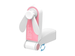Ventilador Portátil Pequeno Carregável Por Usb, Plegável E Prático Da Laxiscreed Para Dias Quentes