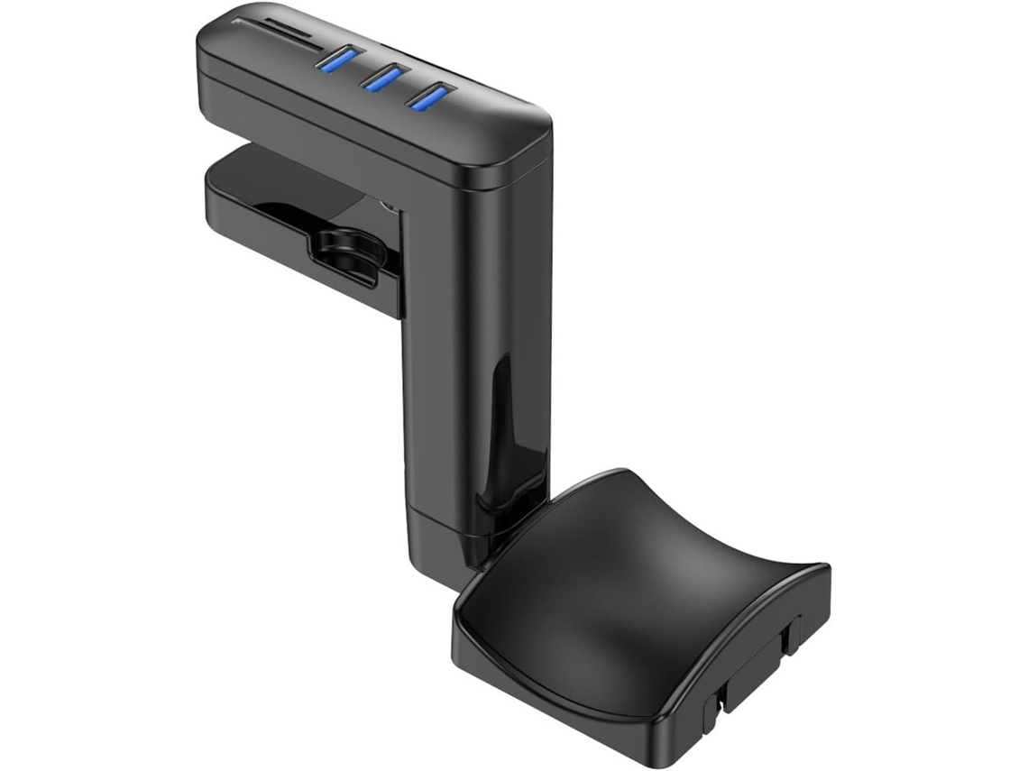 Suporte Genérico Para Fones De Ouvido Gancho Removível Com Porta Hub Usb