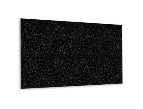 Revestimento de parede de PVC Espelharte (100x50 cm - Preto, Piso preto clássico)