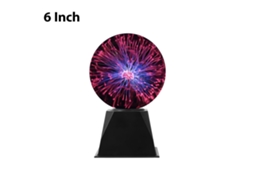 Bola De Plasma 6 Polegadas Bola Elétrica Estática Sensível Ao Toque Usb Para Decoração Festa Presente Ciência