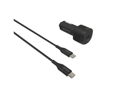 Carregador Automóvel Usb-C Pd GREENE Polímero Preto