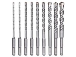 Broca para Martelo Eléctrico SDS plus 9 Peças Carburo para Concreto, Cerâmica e Pedra (5mm 16mm ×160mm) | S/MARCA