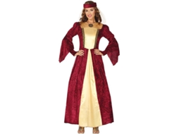 Fato de Mulher DISFRAZZES Dama Medieval Granate (Tam: L)