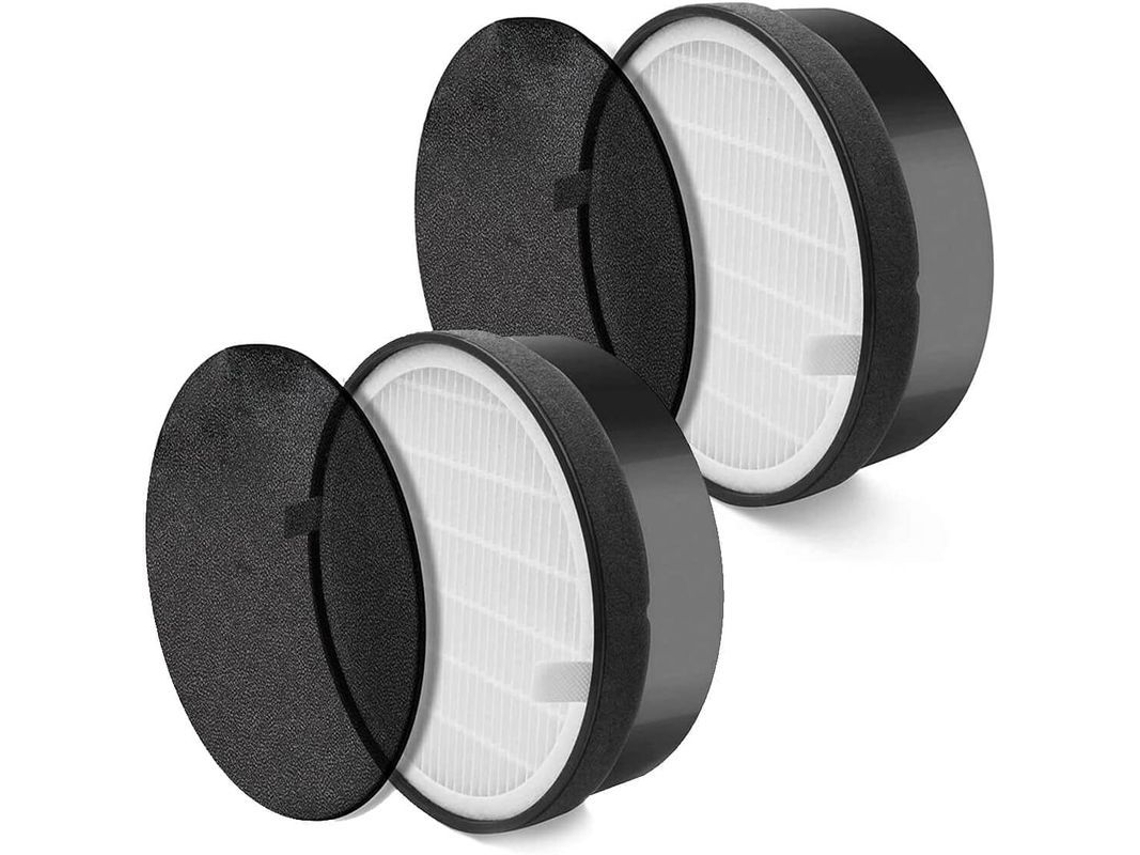 Conjunto de 2 filtros de reposição para purificador de água Levoit Lv h132, H13 médico 3 em 1 | S/MARCA