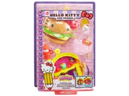 Boneca HELLO KITTY Minis hamburger diner playset
