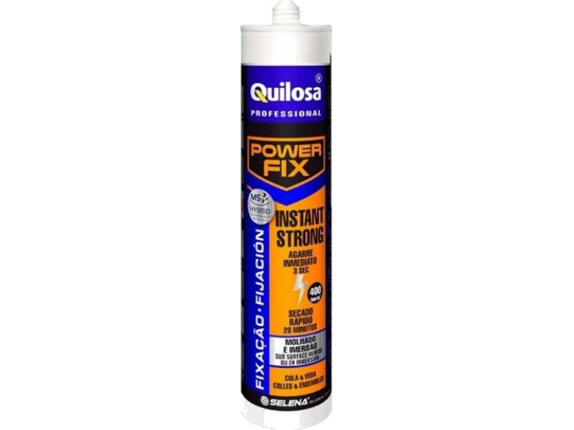 Silicone QUILOSA Power Fix Instant Cinzento (290 ml)