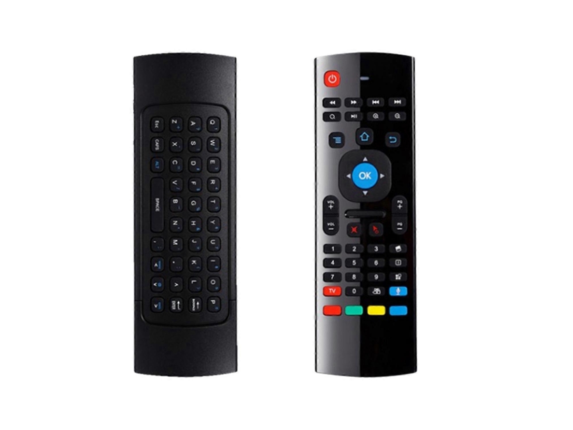 Mx3 Fly Air Mouse Controle Remoto Inteligente Com Voz E Teclado Sem Fio 2.4g Para Tv Box Android Mini Mi Box