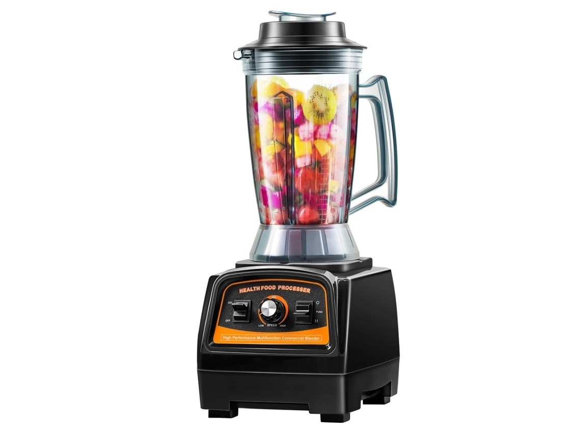 Liquidificador Profissional Comercial, Motor De 3,3 Hp, Velocidade De 57000 Rpm,preto,eu Oem