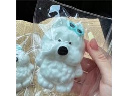 Brinquedo Anti-stress Cãozinho Cool Sensorial, Alivia Ansiedade E Relaxamento, Feito À Mão Sem Marca, +3 Anos