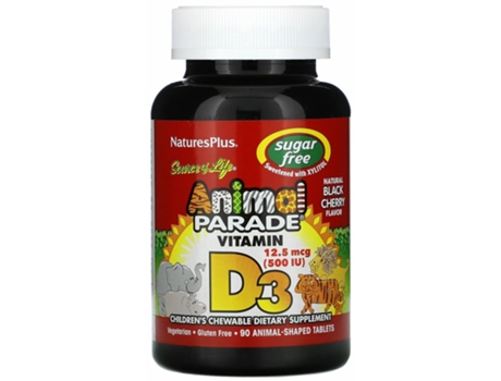Animal Parade Vit D3 500ui 90 Comprimidos Mast Naturesplus