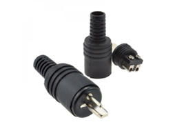 Conector de Alto-falante de 2 Pinos, Din Plug, com Terminais de Parafuso, 2 Pacotes, Wxc