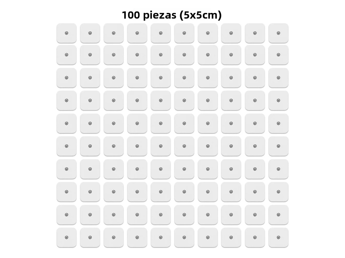 Adesivos de Estimulação Muscular Ems para Massagem. MDUG (100 Unidades, 5x5cm)