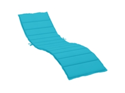 Sun Lounger Cushion, Sun Lounger Cushions Vidaxl Turquesa Poliéster (200 X 70 X 4 Cm)