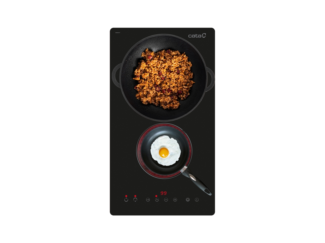 Placa de Vitrocerâmica CATA TD 3002 BK (Elétrica - 39 cm - Preto)