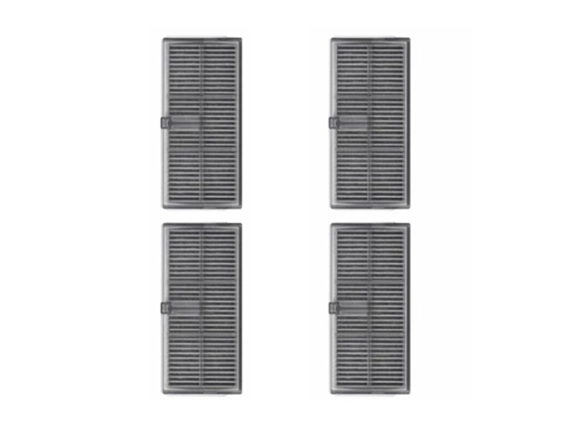 4 Filtros Laváveis​​ para Aspirador Robô Bot X30pro Ultra Plus, Hepa, Peças de Reposição BRILVIBERA