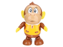 Ats brinquedo Infantil Macaco Animado Dançando com Luz e Música Robô Crianças Entretenimento Plástico