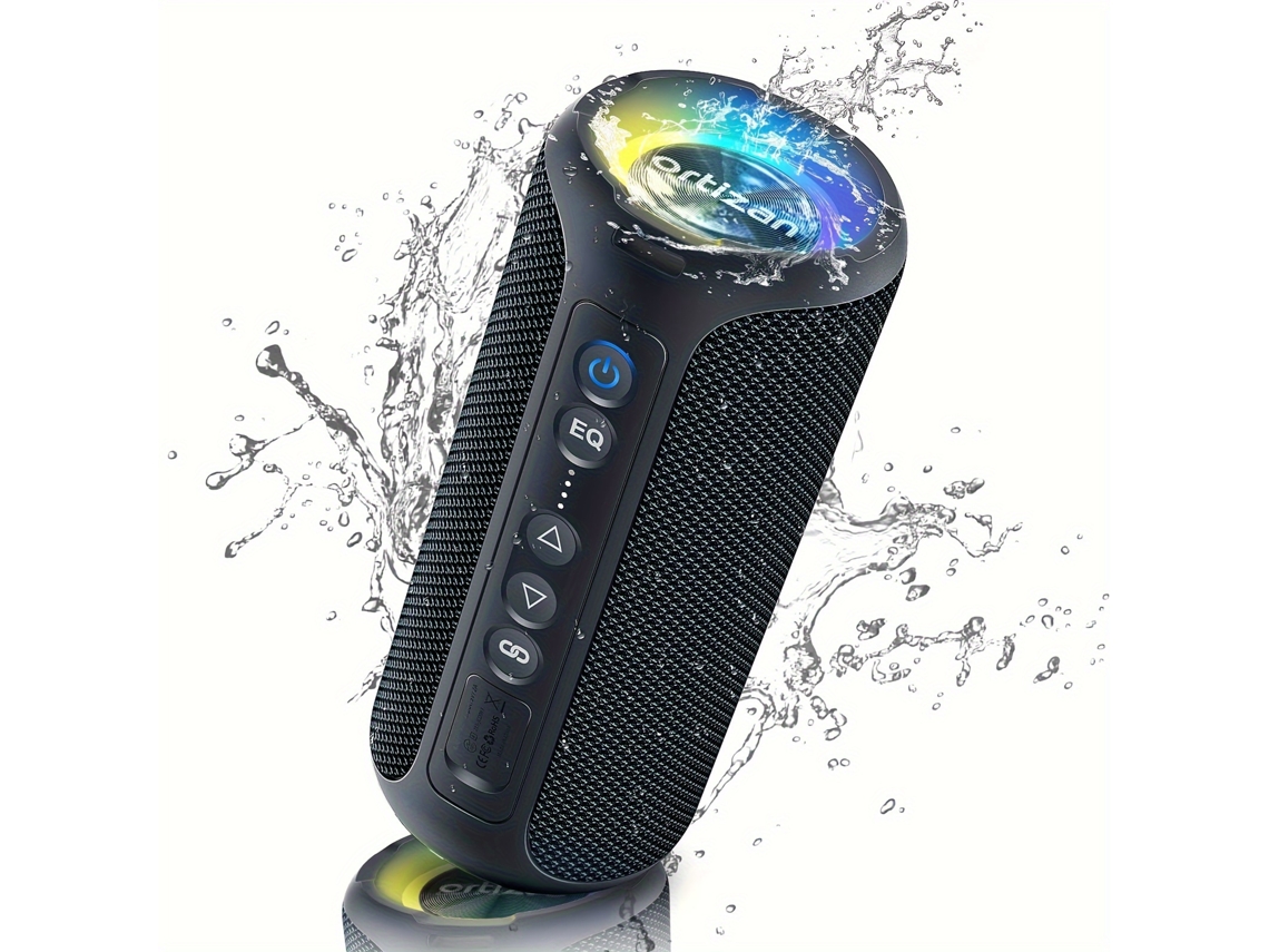 Alto falante estéreo portátil STELASPLEN de 40W com iluminação e bateria de 30h